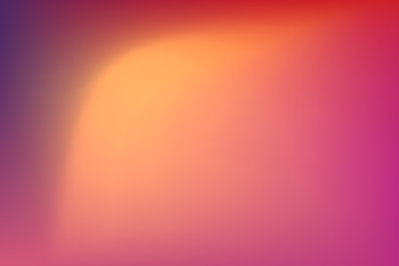 Vibrant warm gradient background with soft orange glow