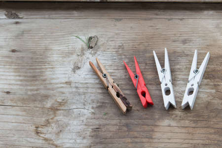 clothespins backgroundの写真素材