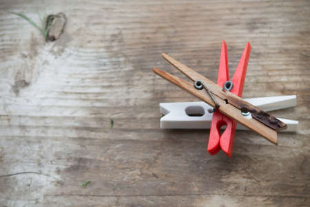 clothespins backgroundの写真素材