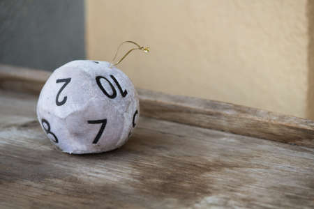 ball with numbersの写真素材