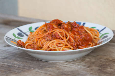 pasta spaghettiの写真素材