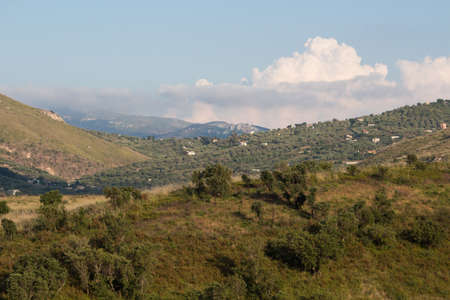 landscape of sicily, San Nicola, Palermo, Sicilyの写真素材