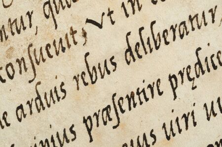ancient manuscript, old paper backgroundの写真素材