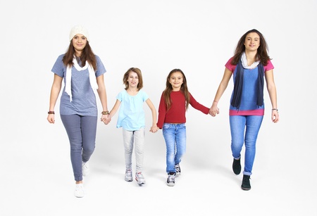 teen ager portraitの写真素材