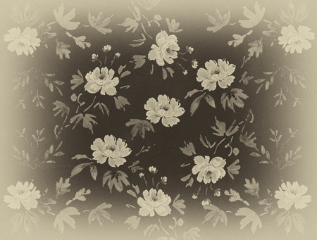 floral hand made designの写真素材