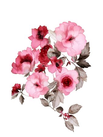 floral hand made designの写真素材