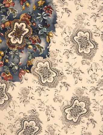 floral hand made designの写真素材