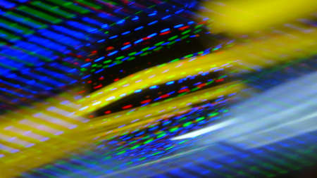 Blurred traces colored background