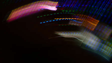 Blurred traces colored background
