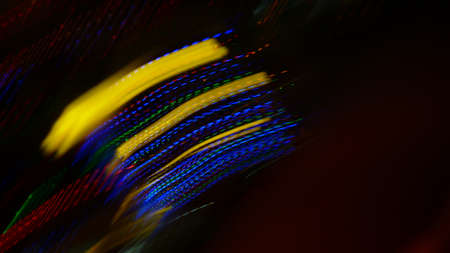 Blurred traces colored background