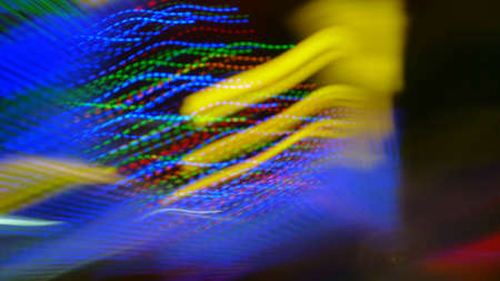 Blurred traces colored background