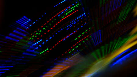 Blurred traces colored background