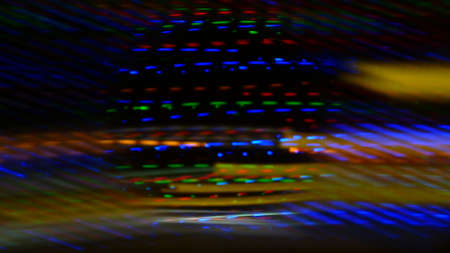 Blurred traces of colored background