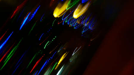 Blurred traces of colored background