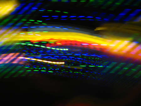 Blurred traces of colored background
