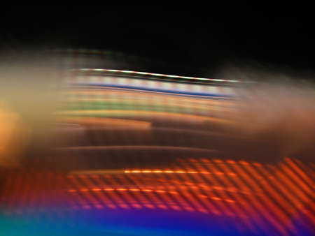 Blurred traces of colored background