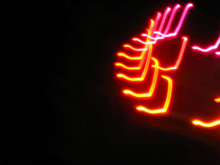 Blurred traces of colored backgroundの写真素材