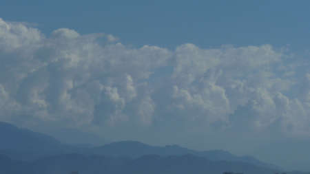 Development of cloud in the sky