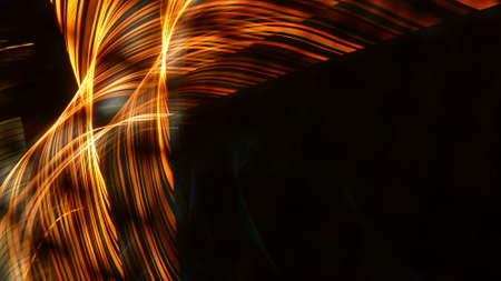Blurred traces of colored background