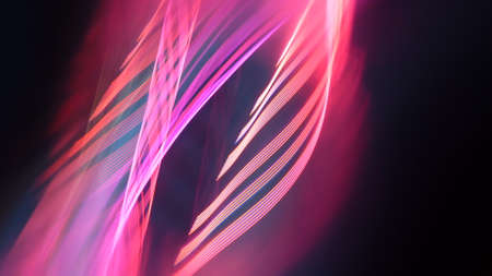 Colorful light smooth lines backgroundの写真素材