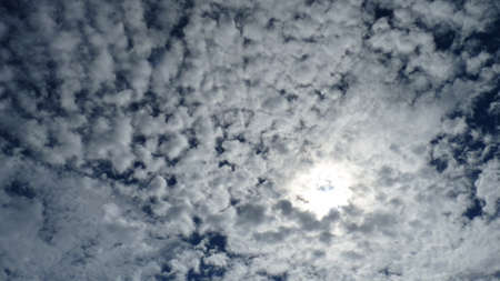 Water vapor condenses into cloudの写真素材