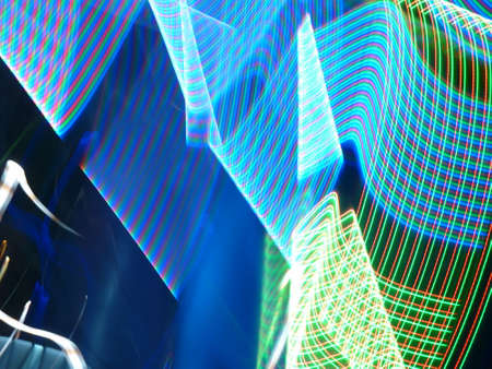 Blurred traces colored background