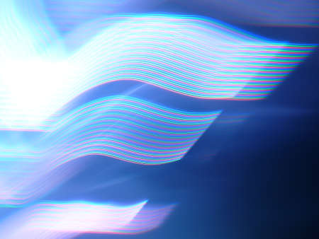 Incoming electromagnetic wave lightの写真素材