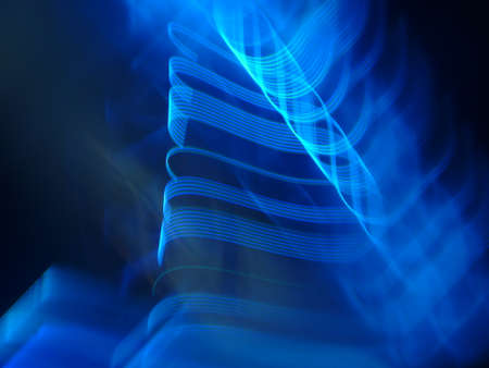 Incoming electromagnetic wave lightの写真素材