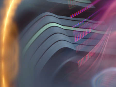 Abstract blurred lightの写真素材