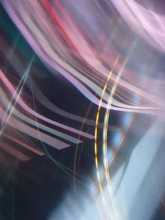 Abstract blurred lightの写真素材
