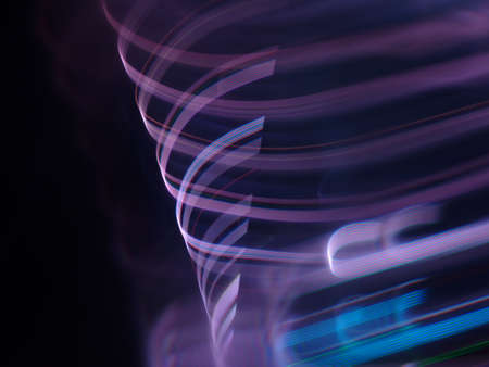 Abstract blurred light
