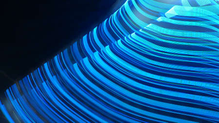 Incoming electromagnetic wave lightの写真素材