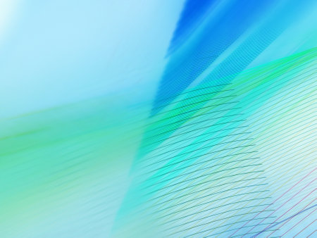 abstract background with smooth lines and blur effect in blue and green