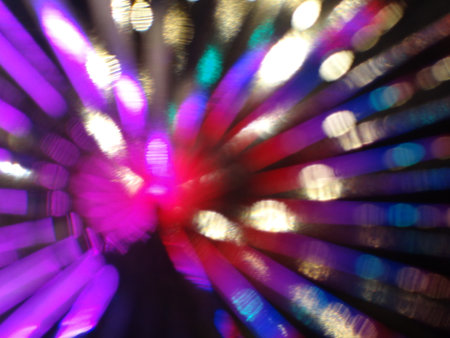abstract background with bokeh defocused lights and shadow.の写真素材