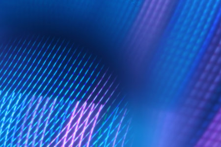 abstract background with smooth lines, blue and purple colors, close up