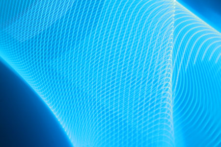 abstract blue background with some smooth lines in it (shallow DOF)