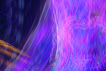Abstract background. Purple - blue palette. Raster fractal graphics.の写真素材