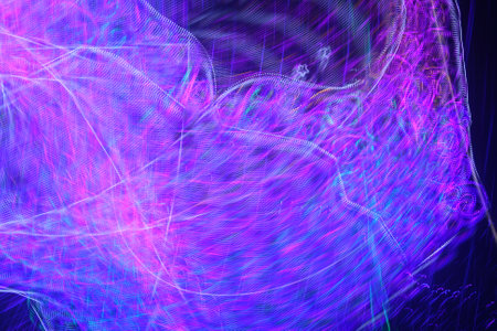 abstract fractal background a computer-generated 2D illustration, texture