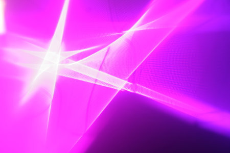 abstract background with smooth lines and bokeh, purple colorの写真素材