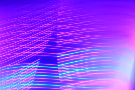 Abstract background. Purple - blue palette. Raster fractal graphics.