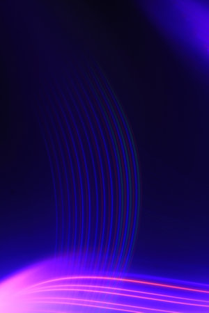 abstract background with smooth lines in purple and blue colors, fractal