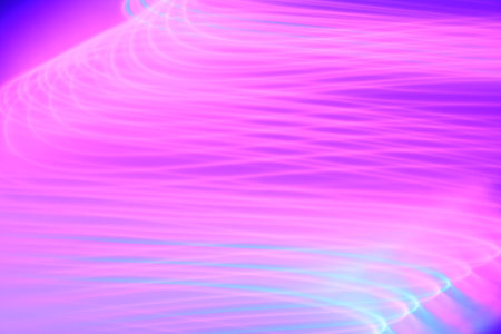 abstract background with smooth lines in pink and blue colors, digitally generated image