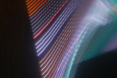 Application of comprehensive background light effects, light refraction backgroun