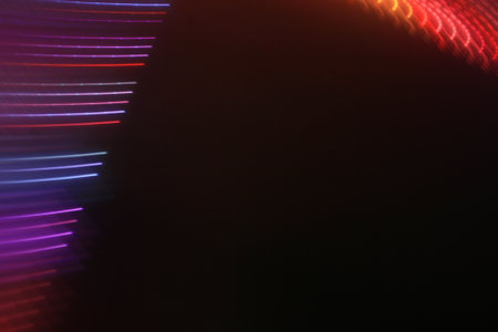 Application of comprehensive background light effects, light effects in motion blur.
