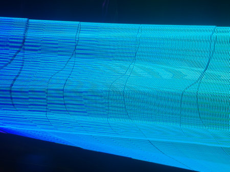 Application of light effects on the fabric. Light refraction background.の写真素材