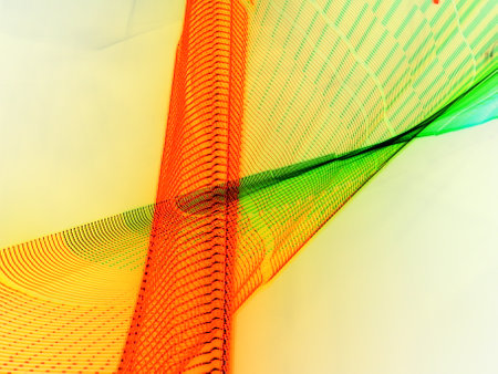 abstract lines background with bokeh defocused lights and shadow