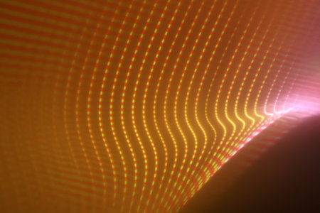 abstract background with motion blurred dots and lines, digitally generated imageの写真素材