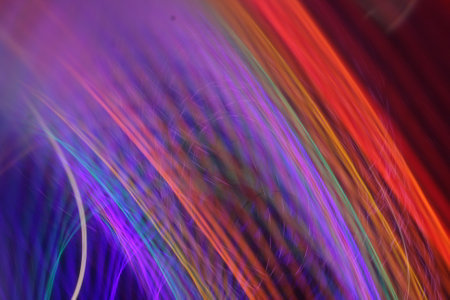 abstract background with motion blurred magic light lines, computer generated images