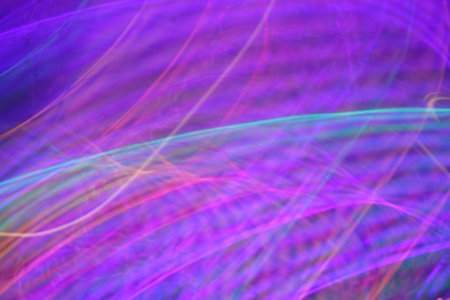 Application of comprehensive background light effects. Computer generated abstract background with...