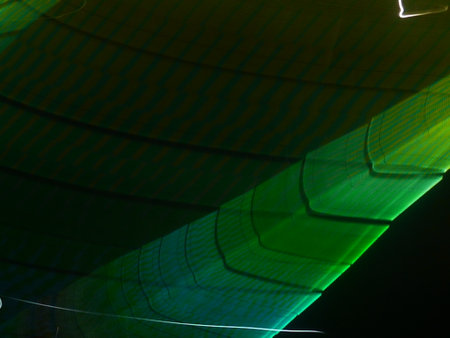 abstract background with green lines and light effects. close-upの写真素材